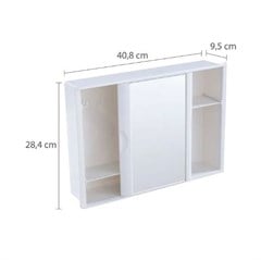 ARMARIO BANHEIRO 41X29X10CM BRANCO