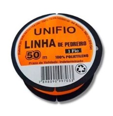 LINHA PEDREIRO LISA LARANJA  50M