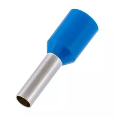 TERMINAL ILHOS TUBULAR  2,5MM AZUL TI-2,5-10
