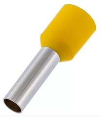 TERMINAL ILHOS TUBULAR  6MM AMAR. TI-6-12 (1005)