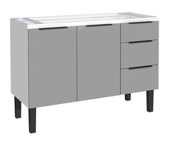 GABINETE ACO P/PIA JUPITER 1.20M C/PORTAS CINZAS