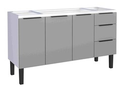 GABINETE ACO P/PIA JUPITER 1.50M C/PORTAS CINZAS