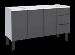 GABINETE ACO P/PIA JUPITER 1.50M C/PORTAS PRETAS