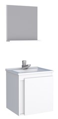 GABINETE MDP P/BANH.40CM ONIX BRANCO KIT (P101268)