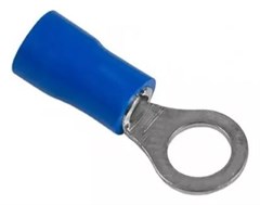 TERMINAL ANEL  3,7MM FIO 1,5-2,5MM AZUL C/100*