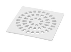 GRELHA PVC  QUADRADA BCA 150MM (0938)
