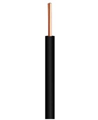FIO SOLIDO 750V  6MM PRETO 100M